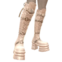 Cloud Nine Celestial Steps White Glam Boots