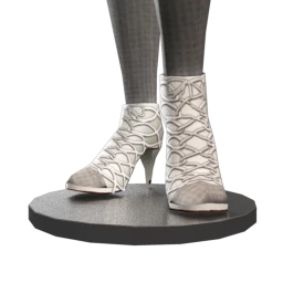 White Hot Strappy Heels