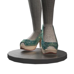 Cosmos Dragon Scale Heels