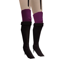 Cosmos Mischievous Grin High Heeled Boots