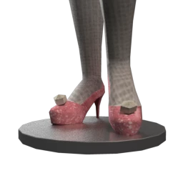 Cosmos Pink Pixie Heels