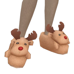 Cosmos Festive Reindeer Slippers