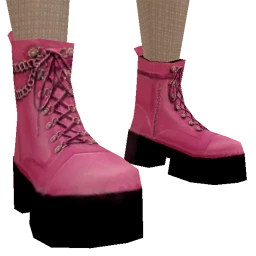 Delirious Trouble Seeker Boots (Pink)