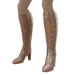 Cloud Nine Silver Boots