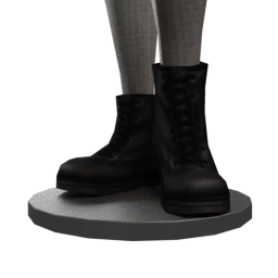 Delirious Squid Red Rebellion Boots - Black