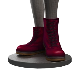 Delirious Squid Red Rebellion Boots -  Burgundy