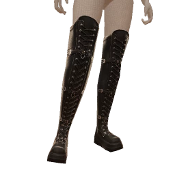 Delirious Leather Ironclad Tight High Boots