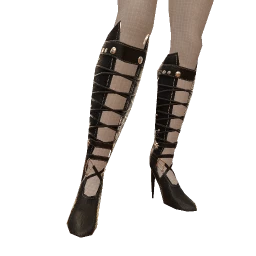 Delirious Leather Corset Boots