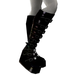 Delirious Black Mermaid Boots