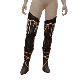 Delirious Silver Stride Latex Over The Knee Boots