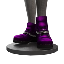 Delirious Squid Violet Chain Boots