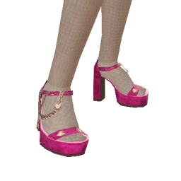 Delirious Velvet Heart Heels