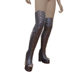 Ikon Elite Knitted Sequins Dark Grey Boots