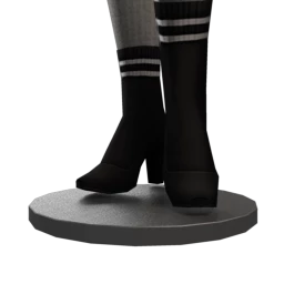 Drop Science Down Town  Heels - Black