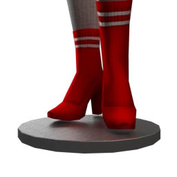 Drop Science Down Town  Heels - Red