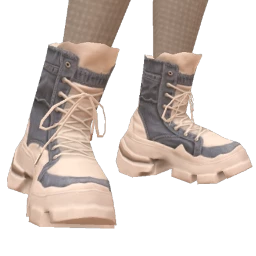 Drop Science Grey Denim High Tops