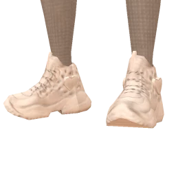 Drop Science White Track Sneakers