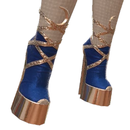 Drop Science Blue Velvet Moon Boots