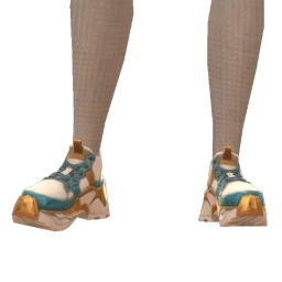 Drop Science Skyline Blue Gold Kicks