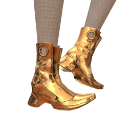 Drop Science Shiny Gold Sneaker-Boots