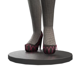 Cosmos Black Corset Heels