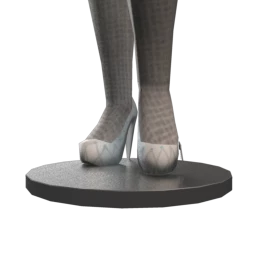 Cosmos White Corset Heels