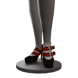 Felicia Double Buckle High Heels