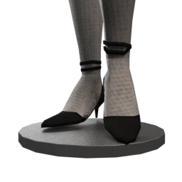 Metallic Ankle-strap Heels