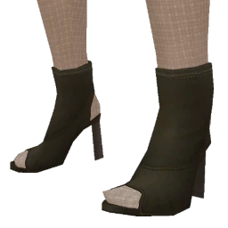 Drop Science Khaki Plum Suede Heels