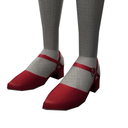 Foal Simple Heels (Red)