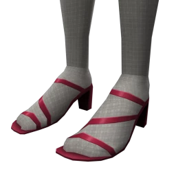 Foal Simple Wrap Heels (Red)