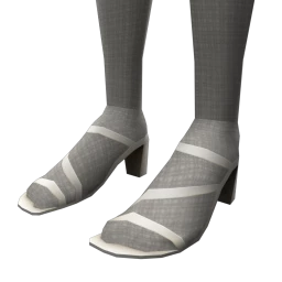 Foal Simple Wrap Heels (White)