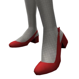 Foal Simple Sling Heels (Red)