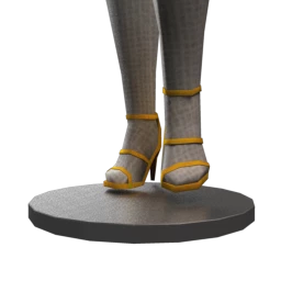 Cloud Nine Yellow Blossom Heels