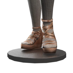 Foal Rose Petal Gold Heels