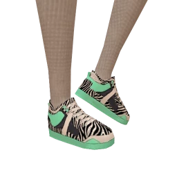 Drop Science x Fat Joe Zebra Zoom Sneakers