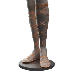 Foal Lace Up Gladiator Sandals - Fawn