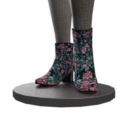 Foal Romantic Rose Embroidered Boots