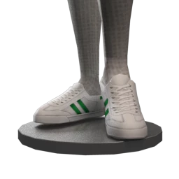 Fresh White Retro Sneakers