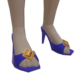 Front Row Blue Envy Heels