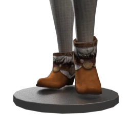 Western Brown Leather Boots