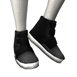 Front Row Eazzy High Tops - Black