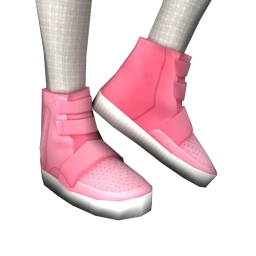 Front Row Eazzy High Tops - Pink