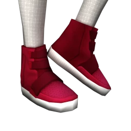 Front Row Eazzy High Tops - Red