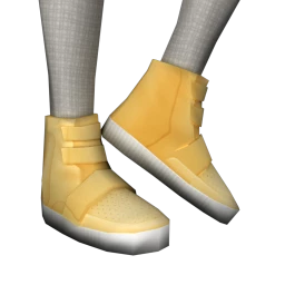 Front Row Eazzy High Tops - Yellow