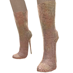 Ikon Elite Holographic Rhinestone Ultra High Stiletto Boots