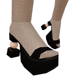 Front Row Dual Tone Heels