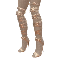 Ikon Elite Silver Straps Heeled Sandals