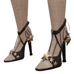 Ikon Elite Dark Silver Moon Heels