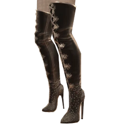 Ikon Elite Black Velvet Yacht Boots